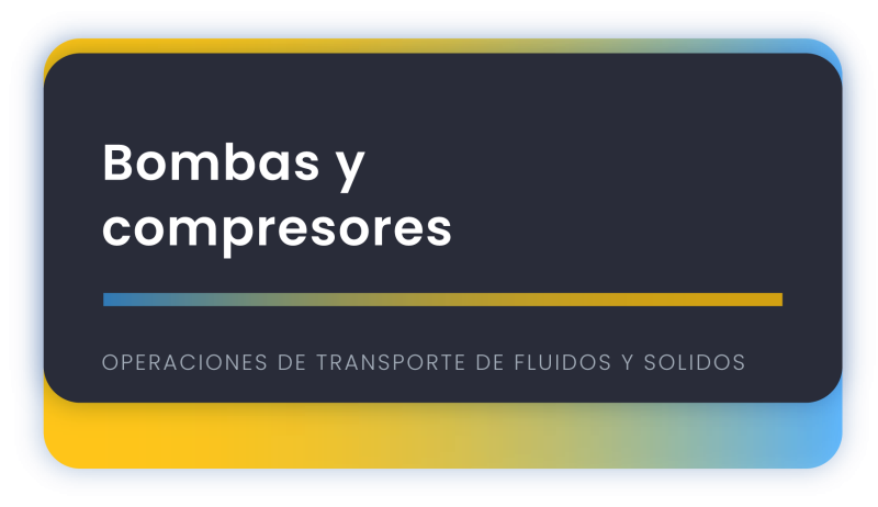Bombas y compresores